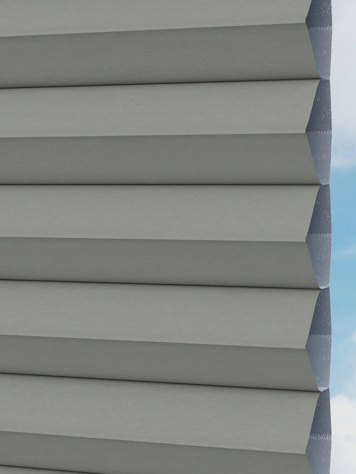 Detailansicht LYSEL HOME Plissee 002A Nana BO Wabe