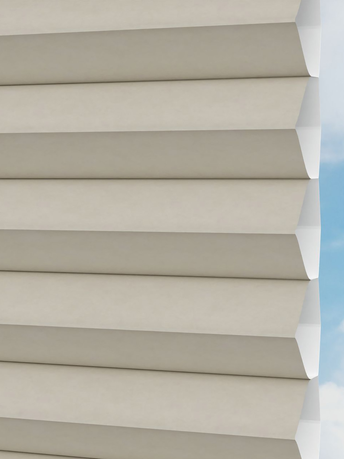 Detailansicht LYSEL HOME Plissee 001A Alba LI Wabe