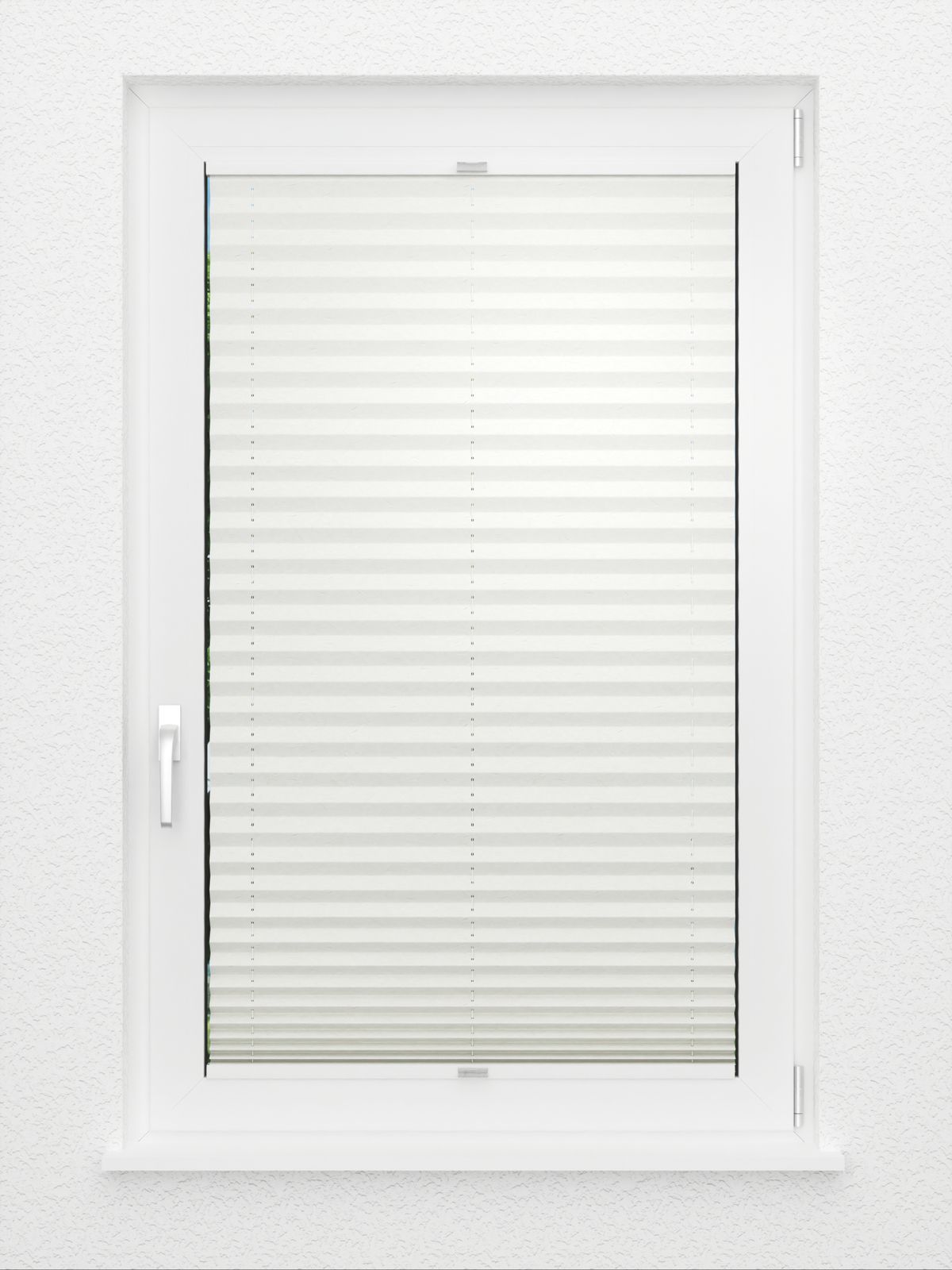 Detailansicht Plissee Crush Perl 01.0403