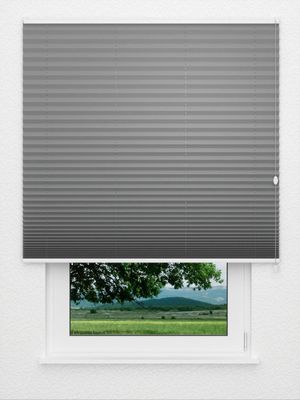 Plissee Krepp Black Out 4209.1354 Fensteransicht