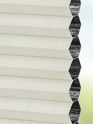 Stoff Plissee Maßanfertigung DUETTE® Florencia Blackout 02.429