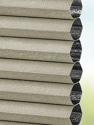 Stoff Plissee Maßanfertigung DUETTE® Perea Blackout 21.729