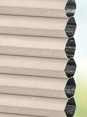 Stoff Plissee Maßanfertigung DUETTE® Perea Blackout 81.729