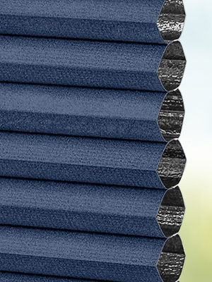 Stoff Plissee Maßanfertigung DUETTE® Perea Blackout 65.729