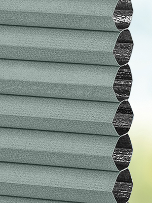 Stoff Plissee Maßanfertigung DUETTE® Perea Blackout 77.729