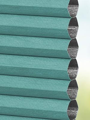 Stoff Plissee Maßanfertigung DUETTE® Peonia Blackout 87.929