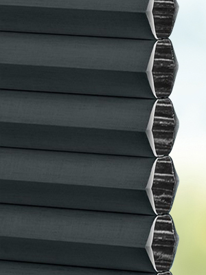 Stoff Plissee Maßanfertigung DUETTE® Celia Blackout 30.139